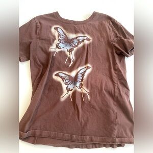 Kid girls butterfly t-shirt